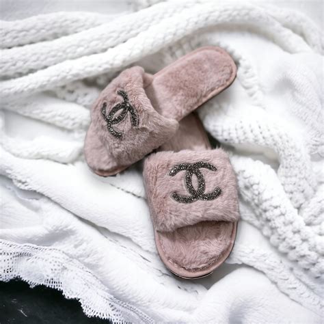 chanel fur slides for sale|Chanel sandals official website.